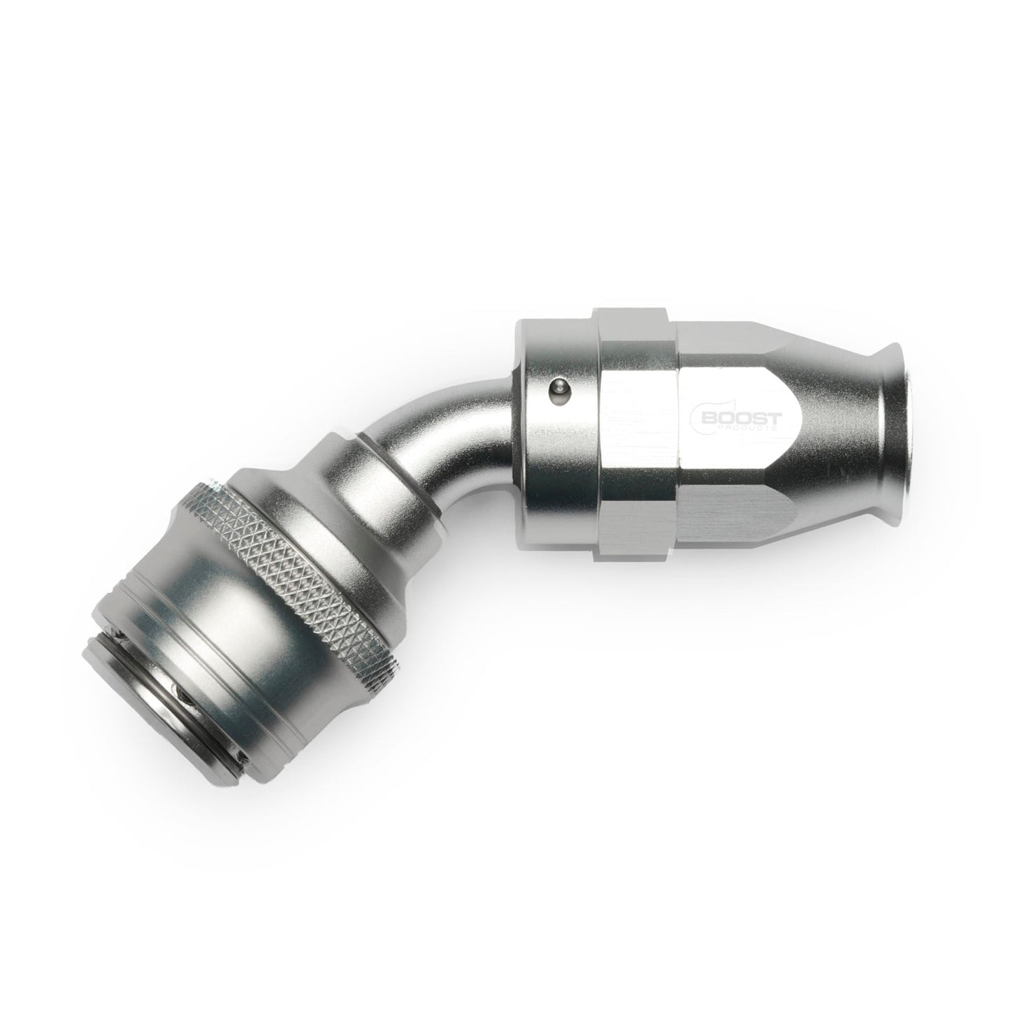 Quick Click Female PTFE Hose End -AN - 45°
