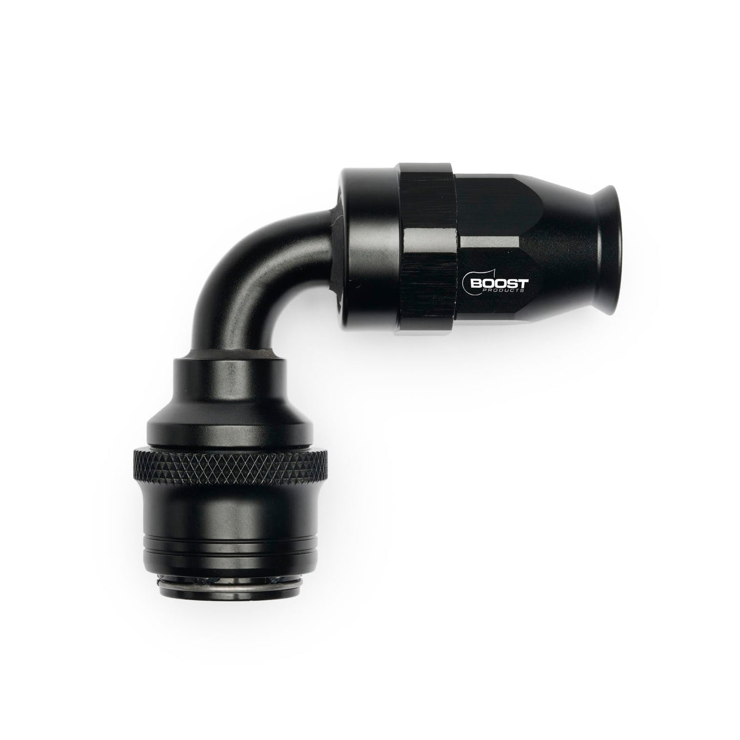 Quick Click Female PTFE Hose End -AN - 90°