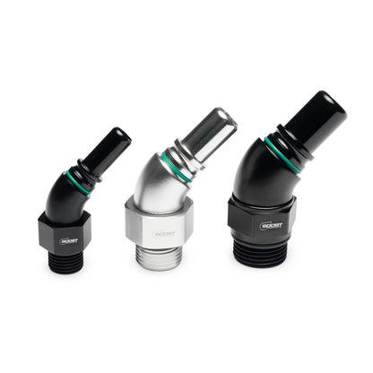 Quick Click - High Flow - Male Fitting to ORB -AN - 45°