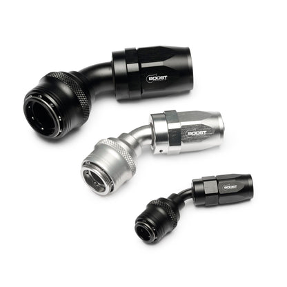 Quick Click Female Hose End -AN - 45°