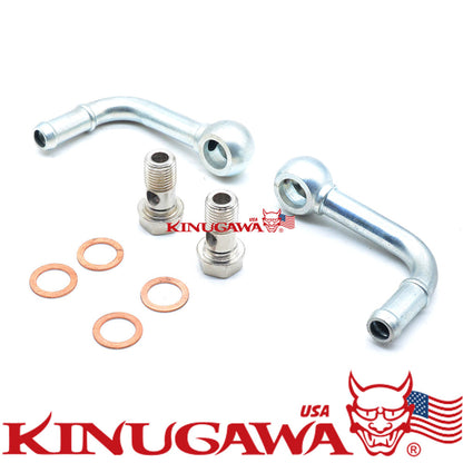 Turbo Water Pipe 90 deg M14x1.5 For TD05 TD06 GARRETT GT28 GT30 GT35 K03 K04