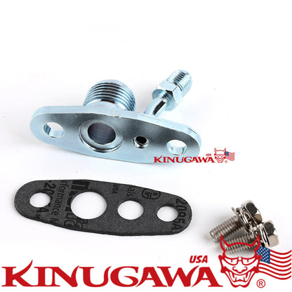 Turbo Oil Feed Return Flange ForTOYOTA 1KD-FTV 3L Land Cruiser Prado Hilux Hiace