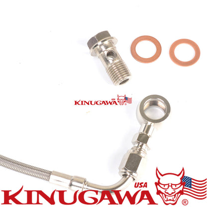 Turbo Oil Feed Line Kit 1990 Volvo 740 with MHI TD04 turbo to oil filter