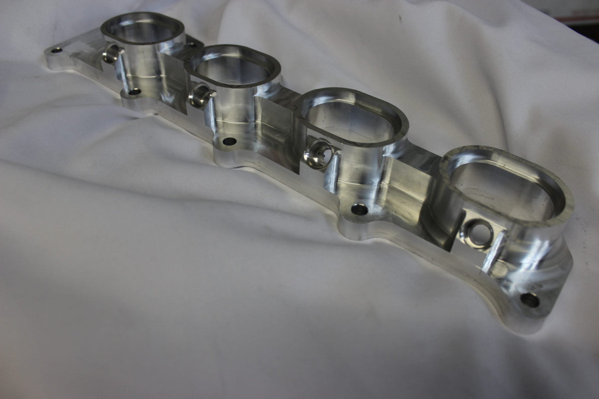 Honda S2000 F20C F22C Billet Intake Flange Dual Injectors | ASE