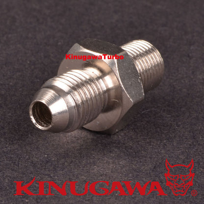 Garrett T25 T28 Journal Bearing Turbo oil Feed 4AN Adapter Fitting NO RESTRICTOR