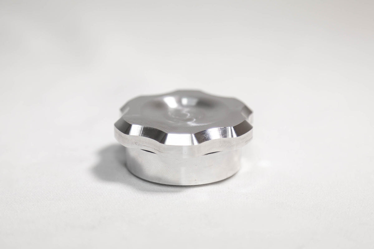 Autosports Engineering Billet Reservoir Cap & Bung- Raw Finish