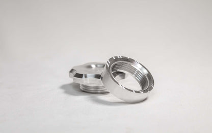 Autosports Engineering Billet Reservoir Cap & Bung- Raw Finish