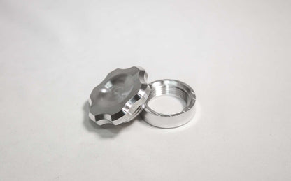 Autosports Engineering Billet Reservoir Cap & Bung- Raw Finish