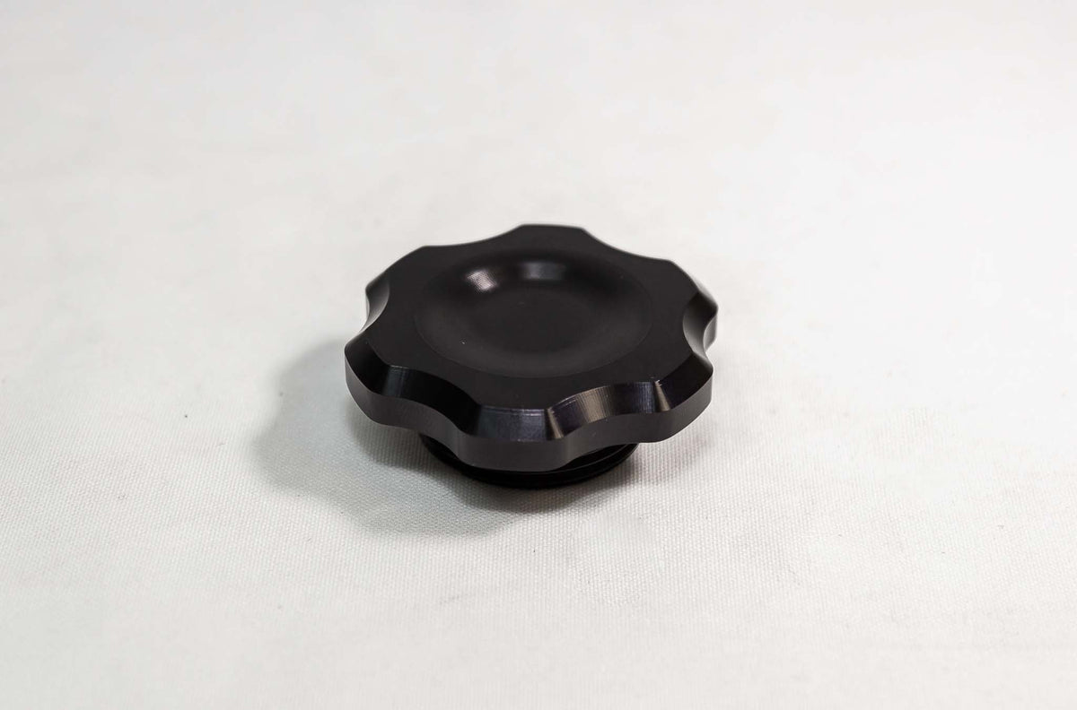 Autosports Engineering Billet Reservoir Cap & Bung- Anodized Black