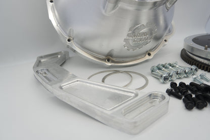2JZ 1JZ to 350Z Billet Bell Housing Flywheel Combo | ASE