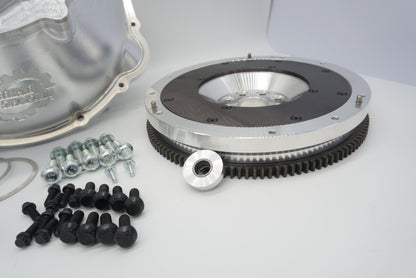 2JZ 1JZ to 350Z Billet Bell Housing Flywheel Combo | ASE