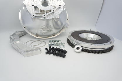 2JZ 1JZ to 350Z Billet Bell Housing Flywheel Combo | ASE