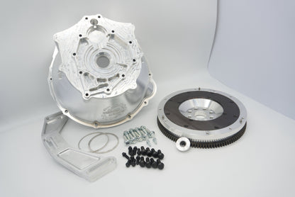 2JZ 1JZ to 350Z Billet Bell Housing Flywheel Combo | ASE