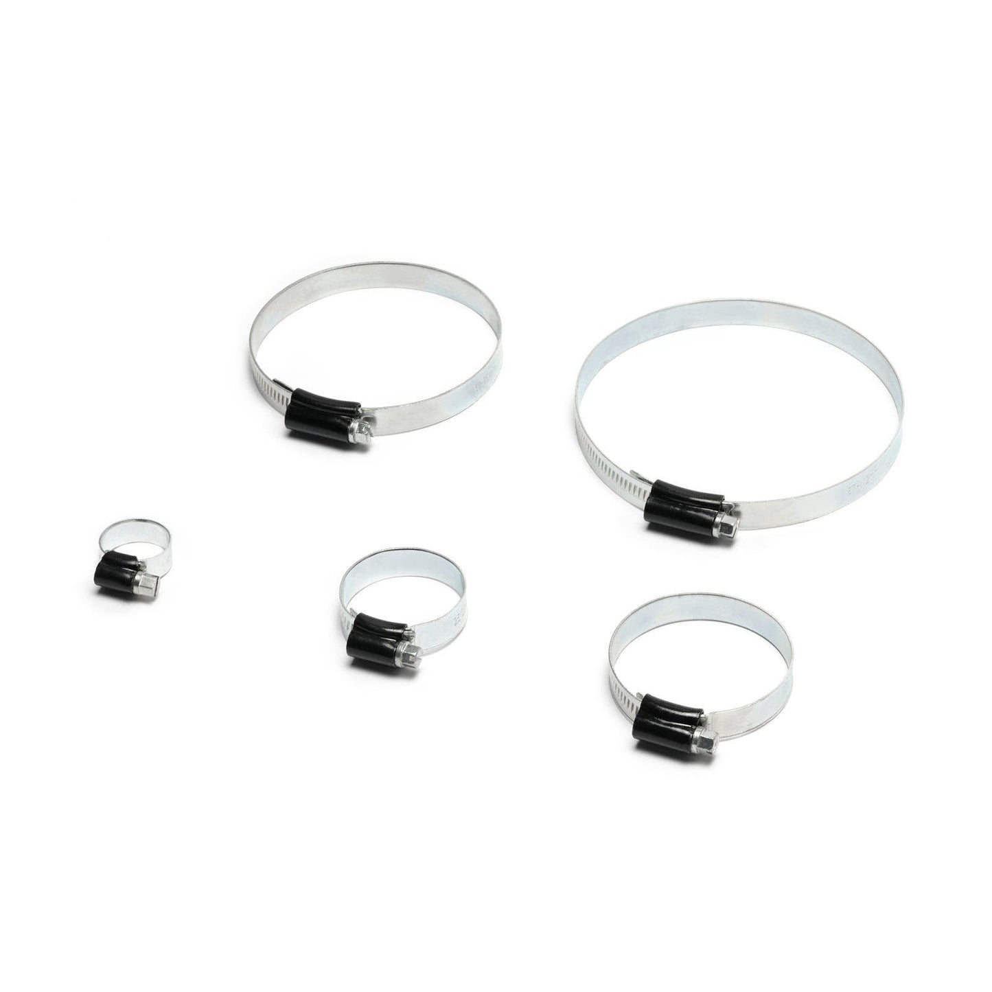 HD Hose Clamps, black - pack of 5