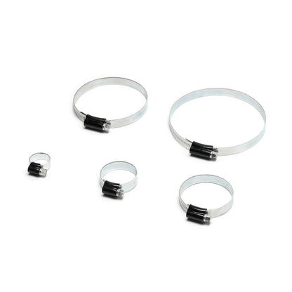 HD Hose Clamps, black - pack of 5