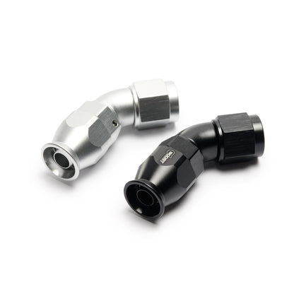 PTFE Swivel Hose End Fitting High Flow - 45°